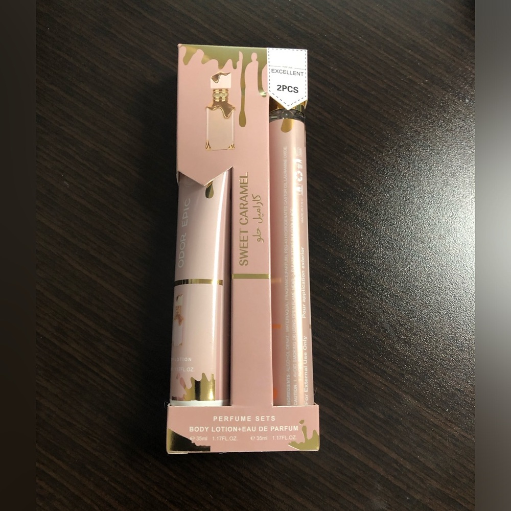 Sweet Caramel Perfume and Lotion Set